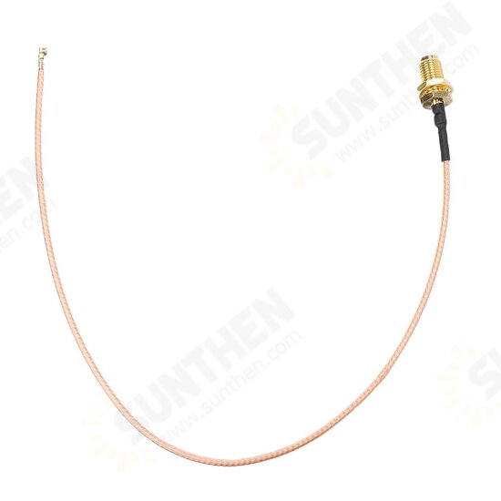 2Pcs10CM Extension Cord U.FL IPX to RP-SMA Female Connector Antenna RF Pigtail Cable Wire Jumper for PCI WiFi Card RP-SMA Jack to IPX RG178