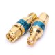 2W 0-6GHz Golden Attenuator SMA-JK Male to Female RF Coaxial Attenuator