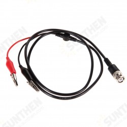 2pcs 110cm BNC Q9 to Dual Alligator Clip Oscilloscope Test Probe Leads 2pcs 110cm BNC Q9 to Dual Alligator Clip Oscilloscope Test Probe Leads