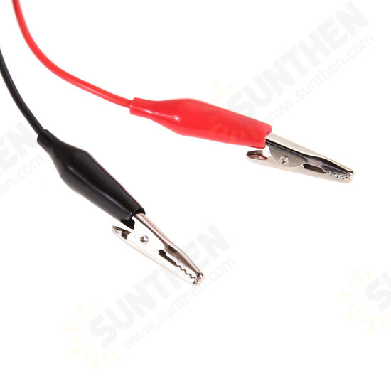 2pcs 110cm BNC Q9 to Dual Alligator Clip Oscilloscope Test Probe Leads 2pcs 110cm BNC Q9 to Dual Alligator Clip Oscilloscope Test Probe Leads