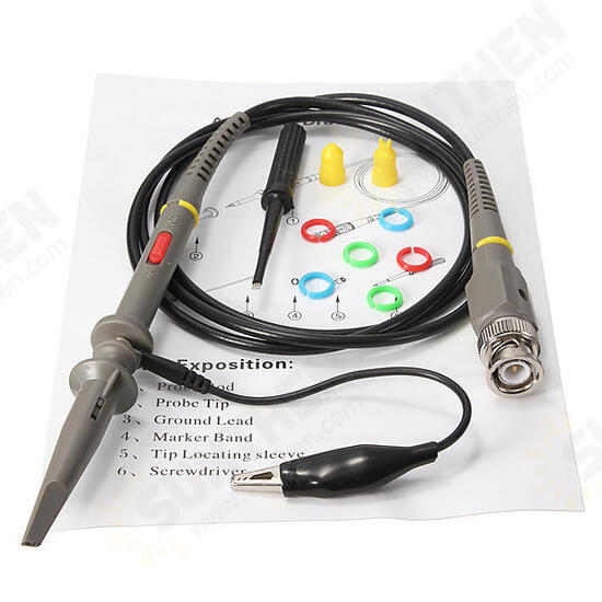 2pcs p6040 Oscilloscope 40MHz PKCATI BNC Clip Probes Clip Cable 2pcs p6040 Oscilloscope 40MHz PKCATI BNC Clip Probes Clip Cable