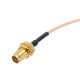 3Pcs 50CM Extension Cord U.FL IPX to RP-SMA Female Connector Antenna RF Pigtail Cable Wire Jumper for PCI WiFi Card RP-SMA Jack to IPX RG178