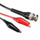 3Pcs Y101 1.1M 50Ω Pure Copper BNC To Crocodile Clip Test Cable Oscilloscope Q9 Test Line