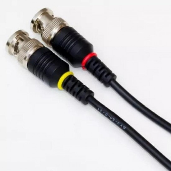3Pcs Y110 BNC To RCA Male Plug Cuttings 1.5 Meters Oscilloscope Test Cable