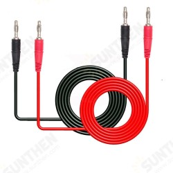 3Pcs Y202 1M PVC Banana Plug Test Cable Copper Lantern Insert 15A Replaceable Multimeter Probe 3Pcs Y202 1M PVC Banana Plug Test Cable Copper Lantern Insert 15A Replaceable Multimeter Probe