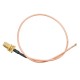 3Pcs10CM Extension Cord U.FL IPX to RP-SMA Female Connector Antenna RF Pigtail Cable Wire Jumper for PCI WiFi Card RP-SMA Jack to IPX RG178