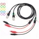 3Pcs Y101X 1.1M BNC To Crocodile Clamping Line Crocodile Clip Oscilloscope Probe