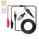 3Pcs Y101X 1.1M BNC To Crocodile Clamping Line Crocodile Clip Oscilloscope Probe