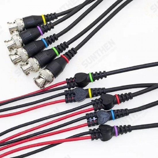 3Pcs Y101X 1.1M BNC To Crocodile Clamping Line Crocodile Clip Oscilloscope Probe