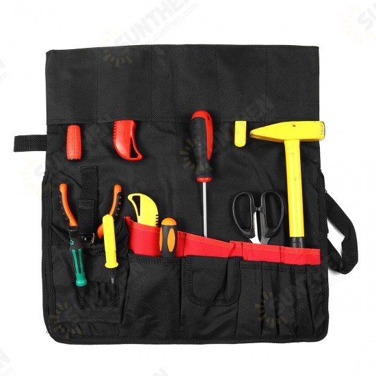 42 Storage Pockets Garden Work Tool Bag For 5 Gallon Bucket Organizer Holder