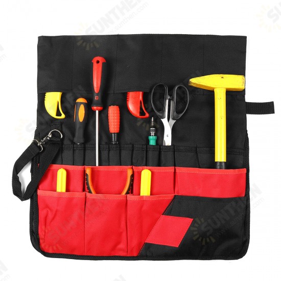 42 Storage Pockets Garden Work Tool Bag For 5 Gallon Bucket Organizer Holder