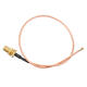 50CM Extension Cord U.FL IPX to RP-SMA Female Connector Antenna RF Pigtail Cable Wire Jumper for PCI WiFi Card RP-SMA Jack to IPX RG178