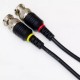 5Pcs Y110 BNC To RCA Male Plug Cuttings 1.5 Meters Oscilloscope Test Cable