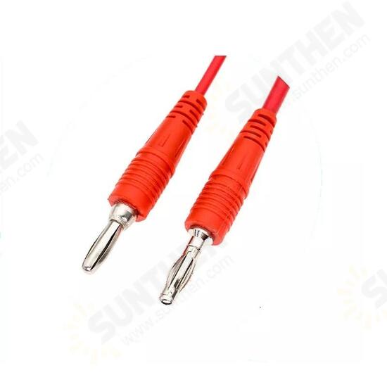 5Pcs Y202 1M PVC Banana Plug Test Cable Copper Lantern Insert 15A Replaceable Multimeter Probe