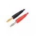 5Pcs Y202 1M PVC Banana Plug Test Cable Copper Lantern Insert 15A Replaceable Multimeter Probe
