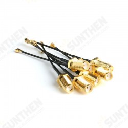 5pcs 10CM SMA Connector Cable Female to uFL/u.FL/IPX/IPEX RF with IPEX Connector 5pcs 10CM SMA Connector Cable Female to uFL/u.FL/IPX/IPEX RF with IPEX Connector