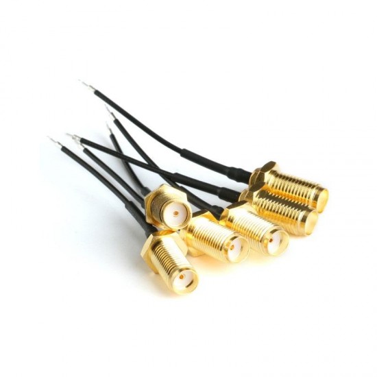 5pcs 10CM SMA Connector Cable Female to uFL/u.FL/IPX/IPEX RF with IPEX Connector