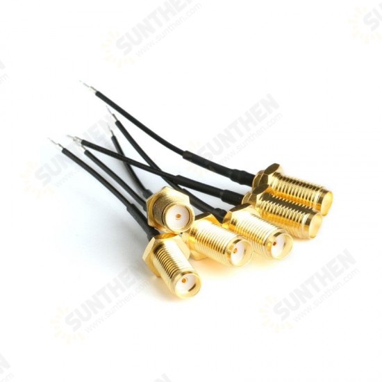 5pcs 10CM SMA Connector Cable Female to uFL/u.FL/IPX/IPEX RF with IPEX Connector