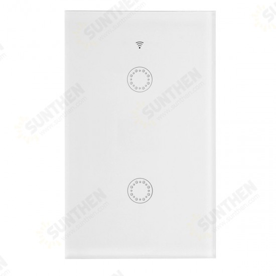 90-250V 1000W Wifi Touch Schalter 1/2/3 Gang Schalter App-Steuerung Wandschalter 90-250V 1000W Wifi Touch Schalter 1/2/3 Gang Schalter App-Steuerung Wandschalter