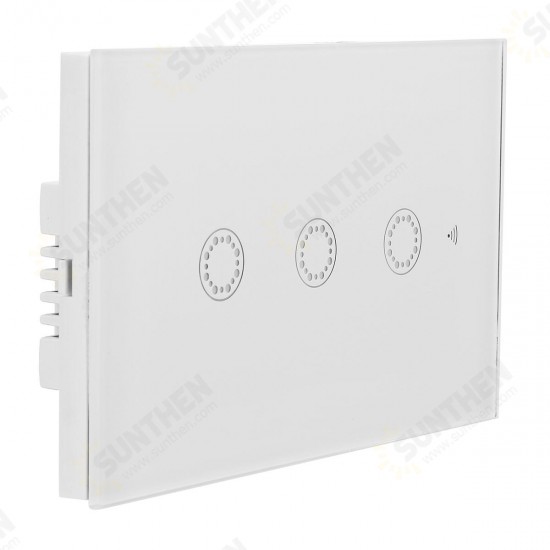 90-250V 1000W Wifi Touch Schalter 1/2/3 Gang Schalter App-Steuerung Wandschalter 90-250V 1000W Wifi Touch Schalter 1/2/3 Gang Schalter App-Steuerung Wandschalter