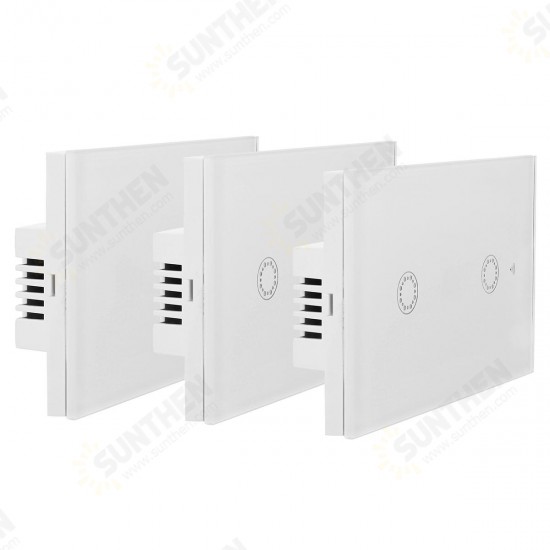 90-250V 1000W Wifi Touch Schalter 1/2/3 Gang Schalter App-Steuerung Wandschalter 90-250V 1000W Wifi Touch Schalter 1/2/3 Gang Schalter App-Steuerung Wandschalter