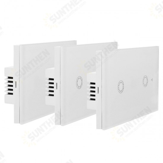 90-250V 1000W Wifi Touch Schalter 1/2/3 Gang Schalter App-Steuerung Wandschalter