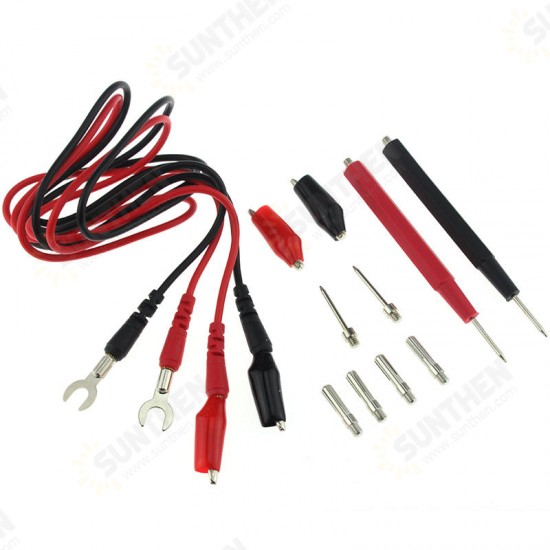 1 Set Multifunction Combination Test Cable Wire Digital Multimeter Probe Test Lead Cable Alligator Clip