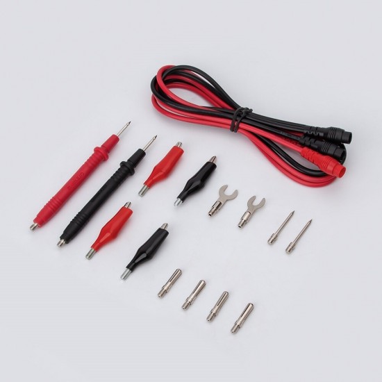 16 in 1 Combination Test Cables 1000V 10A Test Leads Copper Needles U-shaped Fork Crocodile Clips For Multimeter