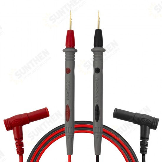 PT1006 Needle Tip Probe Test Leads Pin Hot Universal Digital Multimeter Lead Probe Wire Pen Cable 1000V 20A with Alligator Clip