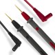 PT1008 20A 1000V Silicon Rubber Wire Retardant Gilded Sharp Needle Probe Digital Multimeter Test Lead with Crocodile Clip