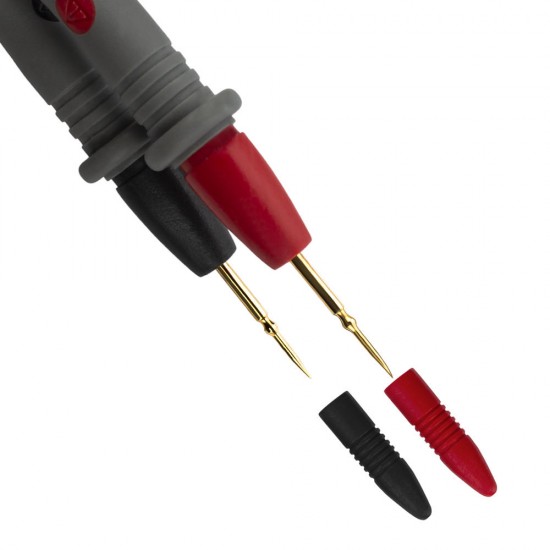 PT1008 20A 1000V Silicone Rubber Wire Retardant Gold Plated Sharp Needle Probe Digital Multimeter Test Lead