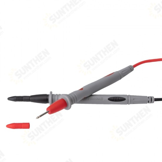 PT1034 20A Silicone Super Sharp Multimeter Test Line + Crocodile Test Clamp