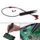 SMD Chip Component LCR Testing Tool Multimeter Pen Tweezer Red