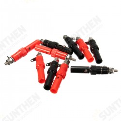 10 Pairs 4mm Terminal Banana Plug Socket Jack Connectors Instrument Light Tools Black and Red 10 Pairs 4mm Terminal Banana Plug Socket Jack Connectors Instrument Light Tools Black and Red