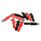 10 Pairs 4mm Terminal Banana Plug Socket Jack Connectors Instrument Light Tools Black and Red