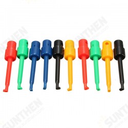 10 Pcs Round Large Size Single Hook Clip Test Probe Wire Hook for Electronic Testing 10 Pcs Round Large Size Single Hook Clip Test Probe Wire Hook for Electronic Testing