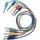 1PCE 4mm Banana Plug to Copper Dual Test Hook Clip Cable Lead Wire 100cm 1PCE 4mm Banana Plug to Copper Dual Test Hook Clip Cable Lead Wire 100cm