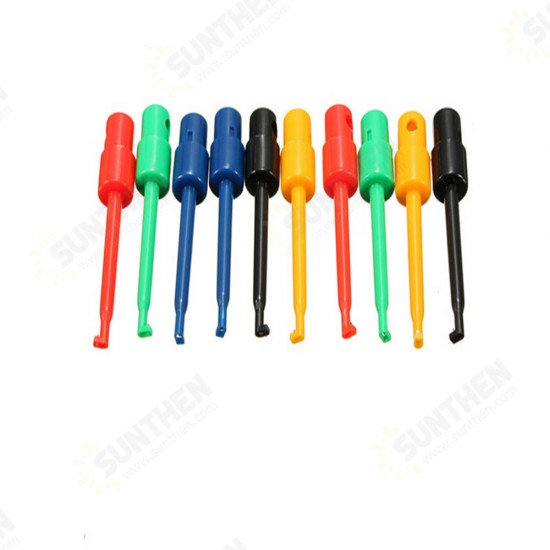 30 Pcs Round Large Size Single Hook Clip Test Probe Wire Hook for Electronic Testing 30 Pcs Round Large Size Single Hook Clip Test Probe Wire Hook for Electronic Testing