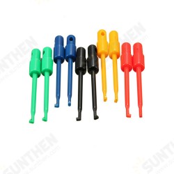 50 Pcs Round Large Size Single Hook Clip Test Probe Wire Hook for Electronic Testing 50 Pcs Round Large Size Single Hook Clip Test Probe Wire Hook for Electronic Testing