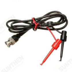 BNC Male Plug Q9 to Dual Hook Clip Test Probe Cable Leads BNC Male Plug Q9 to Dual Hook Clip Test Probe Cable Leads