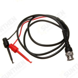 BNC Male Plug Q9 to Dual Hook Clip Test Probe Cable Leads BNC Male Plug Q9 to Dual Hook Clip Test Probe Cable Leads