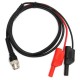 BNC Q9 To Dual 4mm Stackable Shrouded Banana Plug with Test Leads Probe Cable 120CM BNC Q9 To Dual 4mm Stackable Shrouded Banana Plug with Test Leads Probe Cable 120CM