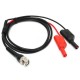 BNC Q9 To Dual 4mm Stackable Shrouded Banana Plug with Test Leads Probe Cable 120CM BNC Q9 To Dual 4mm Stackable Shrouded Banana Plug with Test Leads Probe Cable 120CM