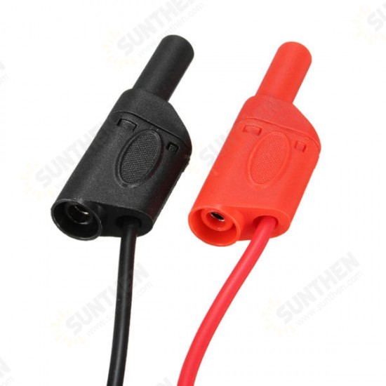 BNC Q9 To Dual 4mm Stackable Shrouded Banana Plug with Test Leads Probe Cable 120CM BNC Q9 To Dual 4mm Stackable Shrouded Banana Plug with Test Leads Probe Cable 120CM