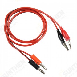 Double Stitch Alligator Test Lead Clip To Probe Cable For Multi Meters Double Stitch Alligator Test Lead Clip To Probe Cable For Multi Meters