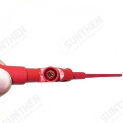P5004 2Pcs Professional Insulated Quick Test Hook Clip High Voltage Flexible Testing Probe 4mm P5004 2Pcs Professional Insulated Quick Test Hook Clip High Voltage Flexible Testing Probe 4mm