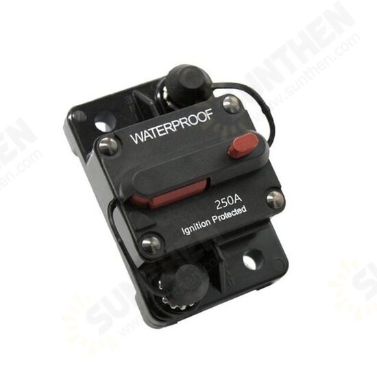 DC 12-48V 200A 250A 300A AMP Protection Circuit Breaker Fuse Reset DC Car Boat Auto Waterproof Insurance Switch DC 12-48V 200A 250A 300A AMP Protection Circuit Breaker Fuse Reset DC Car Boat Auto Waterproof Insurance Switch