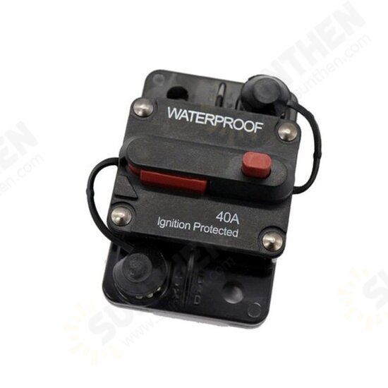 DC 12-48V 30A 40A 50A AMP Protection Circuit Breaker Fuse Reset DC Car Boat Auto Waterproof Insurance Switch DC 12-48V 30A 40A 50A AMP Protection Circuit Breaker Fuse Reset DC Car Boat Auto Waterproof Insurance Switch