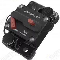 DC 12-48V 30A 40A 50A AMP Protection Circuit Breaker Fuse Reset DC Car Boat Auto Waterproof Insurance Switch DC 12-48V 30A 40A 50A AMP Protection Circuit Breaker Fuse Reset DC Car Boat Auto Waterproof Insurance Switch