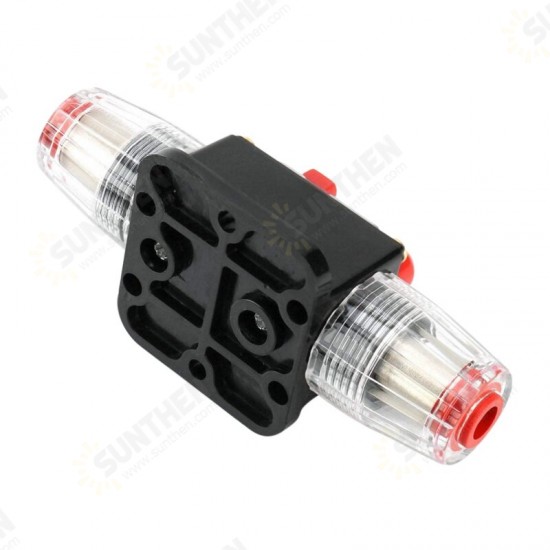 DC 12V 30A 60A AMP Car Audio Video Solar Energy Inline Power Protection Circuit Breaker Fuse Holder Insurance Switch